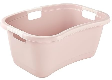 keeeper Ergonomische Wäschewanne, Anti-Rutsch-Softgriffe, 50 l, Janne, Nordic Pink