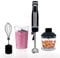 Blendtec Immersion Blender - Handheld Stick Blender, Hand Blender, Whisk, and Food Processor - Includes 3 Attachments, 20 oz BPA-Free Jar, and Storage Tray - Stainless Steel
