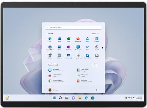 Microsoft Surface Pro 9 Intel Core i5 13.3 IPS Microsoft Windows 11 Pro Grey 128GB Tablet, Bluetooth and Camera