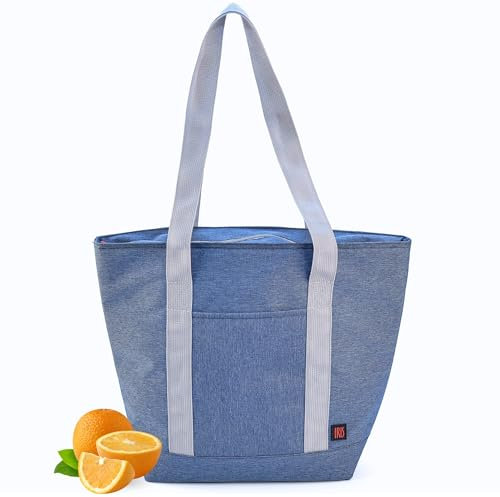 IRIS BARCELONA Bolsa Nevera Weekend Blue 15L - Bolsa Térmica Porta Alimentos de Gran Capacidad, Mantiene el Frío Hasta 12 Horas, Interior Termosellado, Cinta Ajustable - Ideal para Playa y Trabajo