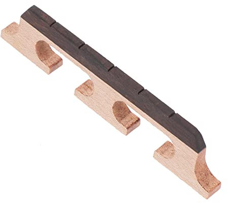1 Pc Banjo Ponticello chevalet de guitare chevalet banjo chevalet pour banjo 5 cordes fourniture d'instruments de musique Ukulélé Pont de bois guitare électrique Accessoires érable