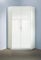 möbelando Eckkleiderschrank >Clack< in Hochglanz Lack Weiss - 95x198x95cm (BxHxT)