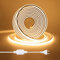 HEGEHE Tira de LED COB 30m, Flexible Tiras de Neón 220V con Cable de Alimentación, Cada Corte de 50cm, 288LEDs/m Blanco Cálido Luz de Cuerda de Alto Brillo para decoración de Navidad e iluminación