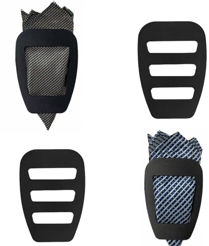 landscape lights2K 4 StüCk Halter FüR Einstecktuch Einstecktuch Herren Einstecktuch Festes Einstecktuch FüR Smokings AnzüGe Abendessen