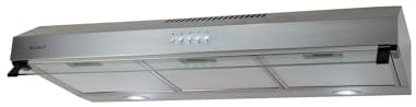BELDEKO - Hotte casquette/Visière 90 cm - INOX Double moteur - 200W - 438 m3/H
