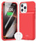 Battery Case for iPhone 16 Pro Max, 15W Fast Charging Case Charger 8500mAh Ultra-Slim Lightweight Battery Pack Rechargeable Anti-Fall TPU Juice Box for iPhone 16 Pro Max (6.9 inch) Red