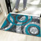 Trendy Realm Twilight Door Mat - Non-Slip Washable Doormat, Suitable for Indoor/Outdoor Use, Heavy Duty Dirt Trapper and Water Absorbent – (Teal, 50x80 cm)