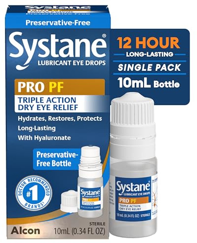 Systane Pro PF Dry Eye Relief Preservative Free Lubricant Eye Drops 10 mL
