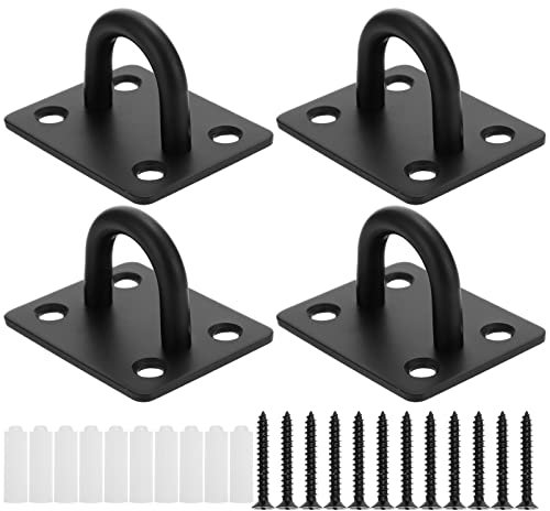 UKCOCO U-förmiges Edelstahl Deckenhaken Satz Für Hängematten Und Pflanzgefäße Mit 28-teiligem Zubehör Verschleißfest Und Tragfähig Deckenbefestigung Für Garten Und Balkon