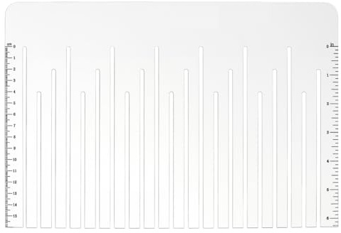 PH PandaHall Tie Blanket Ruler Template Acrylic Quilting Ruler Template Clear Quilt Rulers Sewing Rulers Templates Rectangle Measuring Tool for DIY No Sew Blanket Fabric Crafts Cutting Supplies