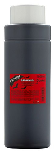Ugglespegel 405062 – filmblod/blod, mörk, 1 000 ml, teaterblod, halloween, karneval, temafest
