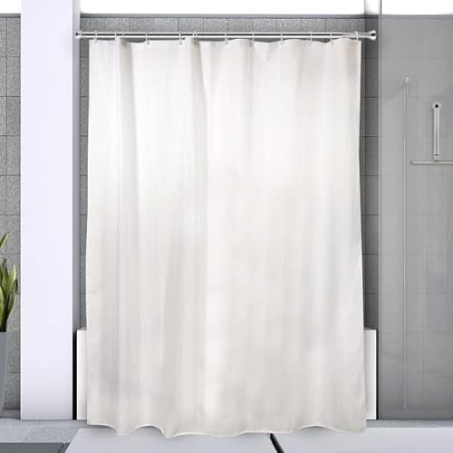 Spirella Teleskop Duschstange Duschvorhangstange, Teleskopstange Magic Verstellbereich 75-125 cm, Ø21mm, Edelstahl - zum kleben oder Bohren, Silber