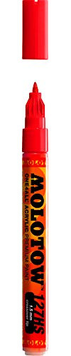 127HS-CO Molotow ONE4ALL-Farbstift mit 1,5 mm Crossover-Spitze Traffic Red