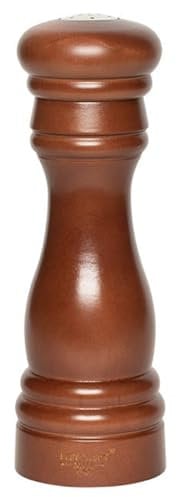 Fletchers' Mill Federal Salt Shaker, Walnut Stain - 6 Inch, Adjustable Coarseness Fine to Coarse, Made in U.S.A.
