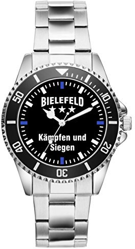 KIESENBERG Bielefeld Geschenk Artikel Idee Fan Uhr 2349