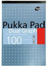 PUKKA PAD Schreibblock, Millimeterpapier, 80 g/m², hochwertig, 100 Seiten Originalverpackung
