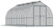 Canopia by Palram Gewächshaus gross Bella 8x20 Treibhaus 244x604 cm Aluminium Silber Tomatenhaus Polycarbonatplatten UV-beständig