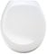 Wenko Ottana Premium - Asiento de Inodoro con Dispositivo automático de Descenso y sujeción higiénica de Acero Fino Inoxidable, Antibacterial, duroplástico, Color Blanco