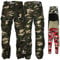 German Wear Motorradhose Herrren - Motorradjeans mit 2 CE-Protektoren - Bikerjeans futter aus Aramid-Kevlar-Stoff verstärkt - Cargohose rutsch- & brandfeste Jeanshose mit 6 Taschen Grün/Camo - 34W / 3