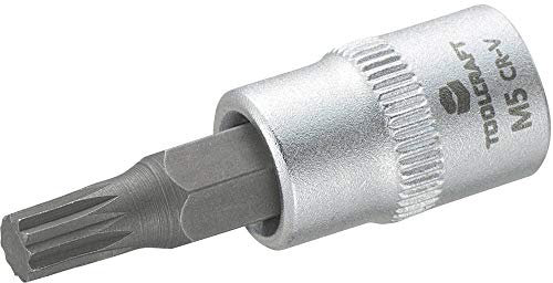 Toolcraft M5 816074 Innen-Vielzahn (XZN) Steckschlüssel-Bit-Einsatz 5mm 1/4 (6.3 mm)