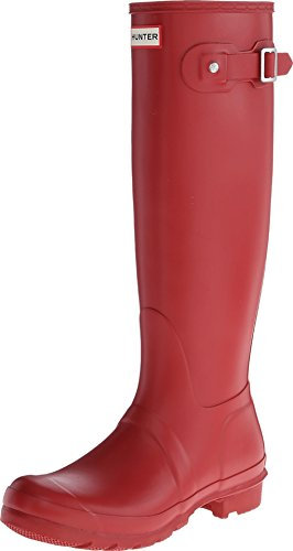 Hunter Stivali da donna alti originali, Rosso Militare Rosso, 42 EU