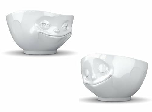 Fiftyeight lot de 2 chaises expressions heureux bol, tasse à café au lait-tV tasses