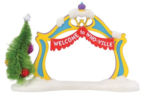 Department 56 Grinch Archway, Resin, Green, 21.6 x 7.6 x 14.6 cm