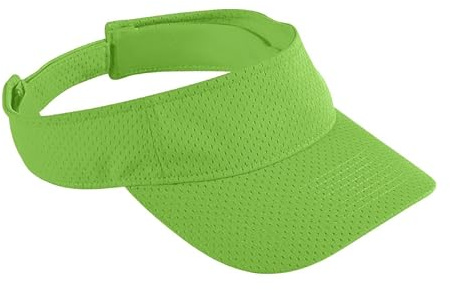 Augusta Sportswear Women's Athletic Mesh Visor - Stylish Sun Hat for Golf, Running, and Outdoor Activities, Lime