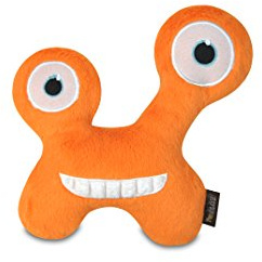P.L.A.Y. Chatterbox Monster Plush Dog & Cat Toy – Durable, Handmade Double-Layer Pet Toy – Soft Velboa Exterior – Eco-Friendly Recycled Fill – Machine Washable – Fun Interactive Play