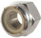 1/4-28 Nylon-Einsatz-Sechskant-Kontermuttern, Edelstahl 18-8, glatte Oberfläche, Menge: 100 Stück Fastenere