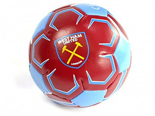 West Ham FC Official 4 Inch Mini Soft Football (Mini) (Claret/Blue)