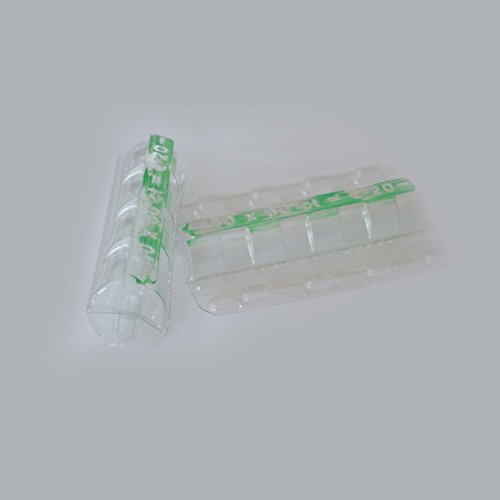 250 x Münzhülsen aus Kunststoff für 40 x 0,50 € (grün)