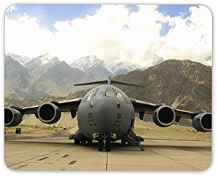 Destination Vinyl Ltd Lockheed C-5 C5 Galaxy Plane Mouse Mat Pad - RAF Airplane Computer #13084