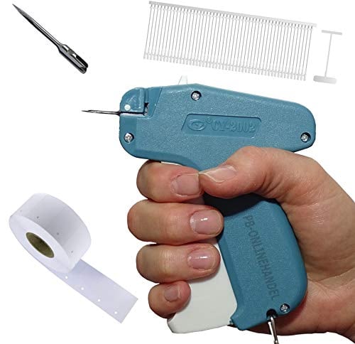 Etikettierpistole CY2002 FEIN [SET 3] + 1.000 Heftfäden + 1.000 Kartonetiketten 30x40mm + 1 Ersatznadel Etikettiergerät Tag Gun | PB-Onlinehandel