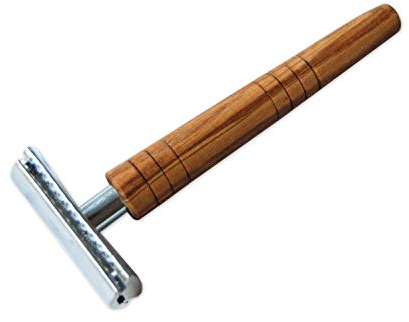 D.O.M. Rasierhobel -KLASSIK- mit Griff aus Olivenholz (Mit GriffKurze Anna)