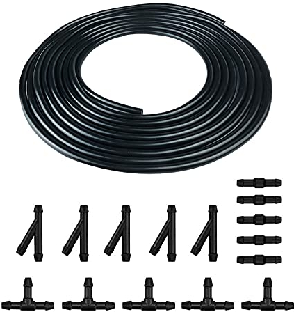 Set di riparazione per tubo dell'acqua del tergicristallo, 5 m, tubo per lavavetri con connettore