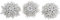 EXCEART Snows Christmas Embroidery Patches Snowflake Appliques Patch for Iron on Clothing Party Christmas Decor Crafts DIY Tree Accessories 30Pcs, Silver, 4.2X3.7cm