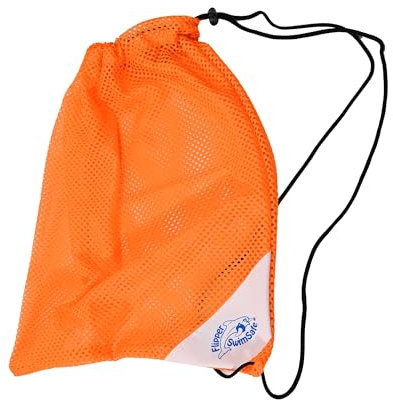 Flipper SwimSafe 1000 - Sac de natation orange, perméable à l'air et à l'humidité, dimensions env. 49 x 39 cm, sac filet ultra léger pour le transport des maillots de bain