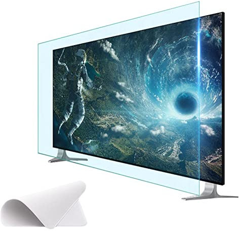 Film de protection d'écran TV 75-85 pouces givré anti-reflets/anti-lumière bleue/filtre anti-poussière pour protéger vos yeux pour SHARP, SONY, SAMSUNG, Hisense, LG, etc. / A / 75inch 1645x930mm