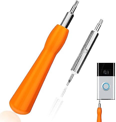 Doorbell Screwdriver Replacement - Double-Ended Screwdriver Bit with Torx T6 T15,Fit Video Doorbell, Video Doorbell 2, Pro and Elite