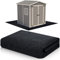 Haull Outdoor Storage Shed Floor Mat Waterproof Outdoor Carport Mat Thickened Soft Patio Furniture Mat Washable with Non Slip Backing, Storage Shed Not Included (1.5 x 0.9 m)