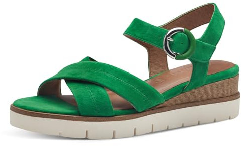 Tamaris Femme 1-28202-42 Sandales Sling, Vert, 36 EU