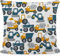 Kinder Kissenbezug Dekorativ Gemustert 80 x 80 cm, 1 Pack Baby Kleinkind Kissen Kissenbezüge für Kinderwagen, Bio Baumwolle Kopfkissenbezug mit Reißverschluss