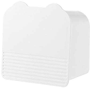 Damenbinden Box, Wand-Make-up-Organizer Kunststoff Hängen Tampon Aufbewahrung Box, 15.5 * 15.5 * 9cm Wandhalterung Mit Doppeltem Raster Und Staubdichtem Deckel Für Wattebällchen Und Wattestäbchen