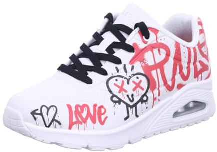Skechers UNO Damenschuhe 177082 WRBK 177082 WRBK Weiß, EU 38
