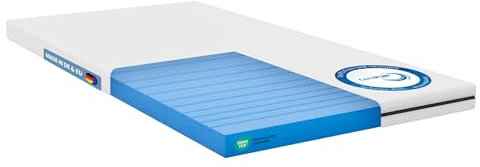 Serenity Serene Top+ Topper Bett – 7 cm Profiled 7-Zone Matratzenauflage | PrestigeAdapt Komfortschaum | Ultimative Gelassenheit | Smooth Foam (140x200)