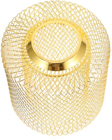ABOOFAN Elegant Iron Wire Lampshade Ceiling Lampshade Frame Metal Lamp Cover for Home Decor
