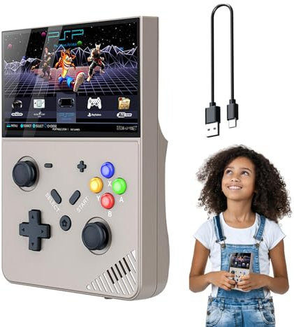 Raxove Videojuegos de mano, consola de juegos retro clásica | Consola de juegos de mano retro de 4.3 pulgadas, juegos clásicos de mano para niños y niñas