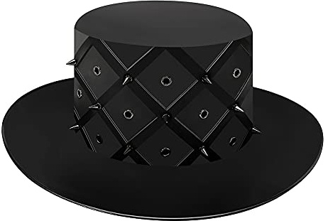 HINGTAT Halloween Steampunk Pest-Doktor Neutral Magic Hat Gentleman Zylinderhut Männer Weiblich Cosplay Prom Requisiten magische Hut Gentleman Party Top Hut