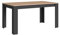 byLIVING Esstisch NORI/Moderner Küchentisch in Eiche-Optik/Untergestell Melamin anthrazit/Großer Tisch / 160 x 90, H 75 cm